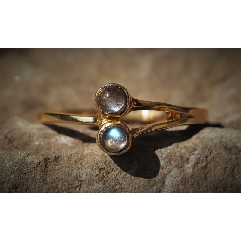 Labradorite Ring - Premium Crystal Rings Online - Crystal Heaven